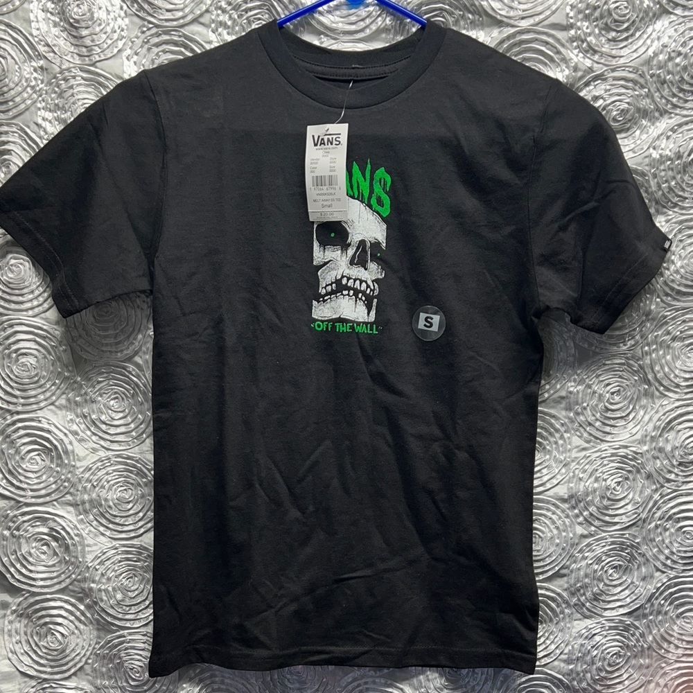 Vans Black Skull Graphic Tee